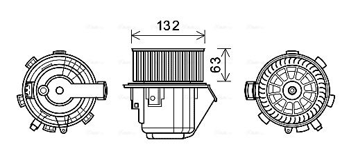 AVA QUALITY COOLING vidaus pūtiklis CN8298